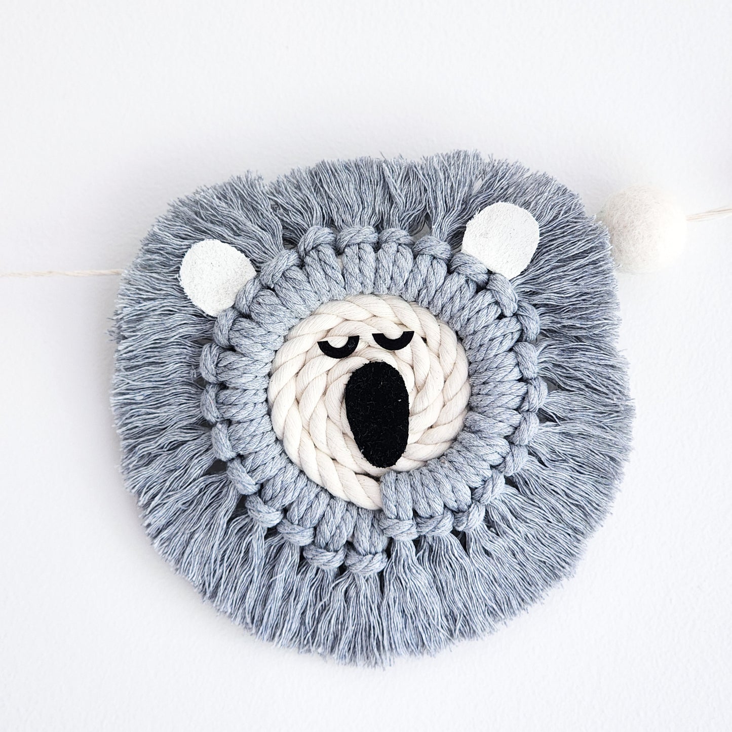 Macrame Animal Nursery Cot Mobile
