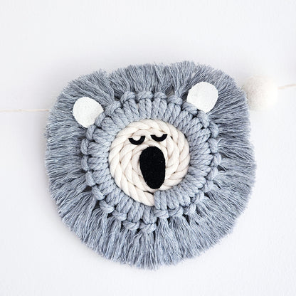 Macrame Animal Nursery Cot Mobile