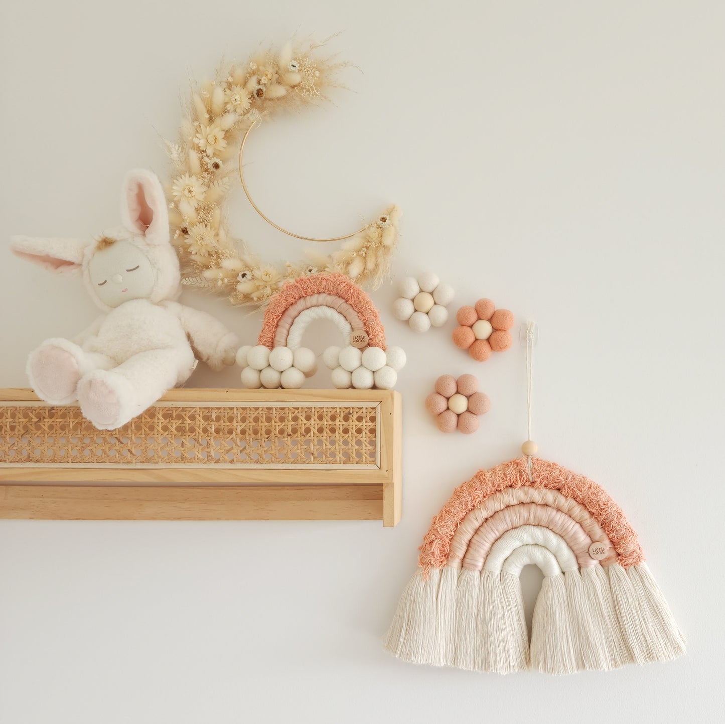 Macramé napolitain Arc-en-ciel ~ Grand, Mini + Petite