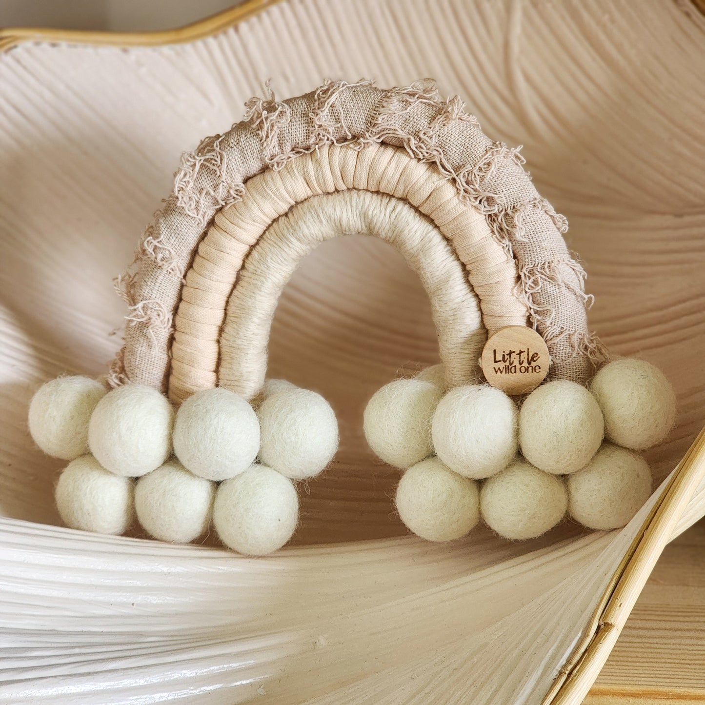 Boho Macrame Arc-en-ciel | Petite ~ Conception personnalisée