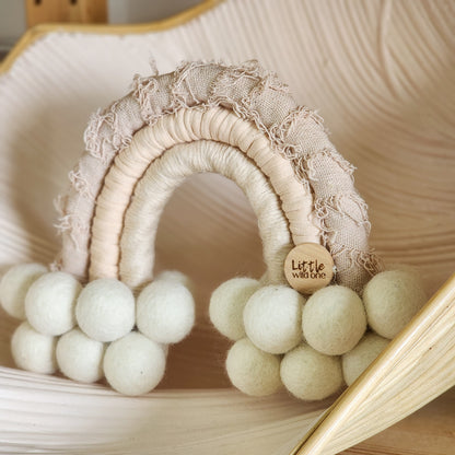 Boho Macrame Arc-en-ciel | Petite ~ Conception personnalisée