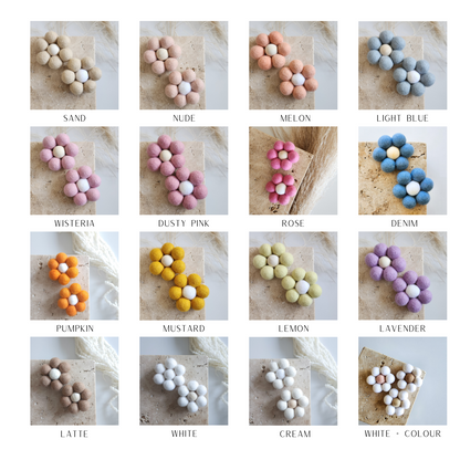 Daisy + Rainbow Nursery Cot Mobile