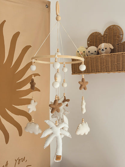 By The Sea - Felt Nursery Cot Mobile