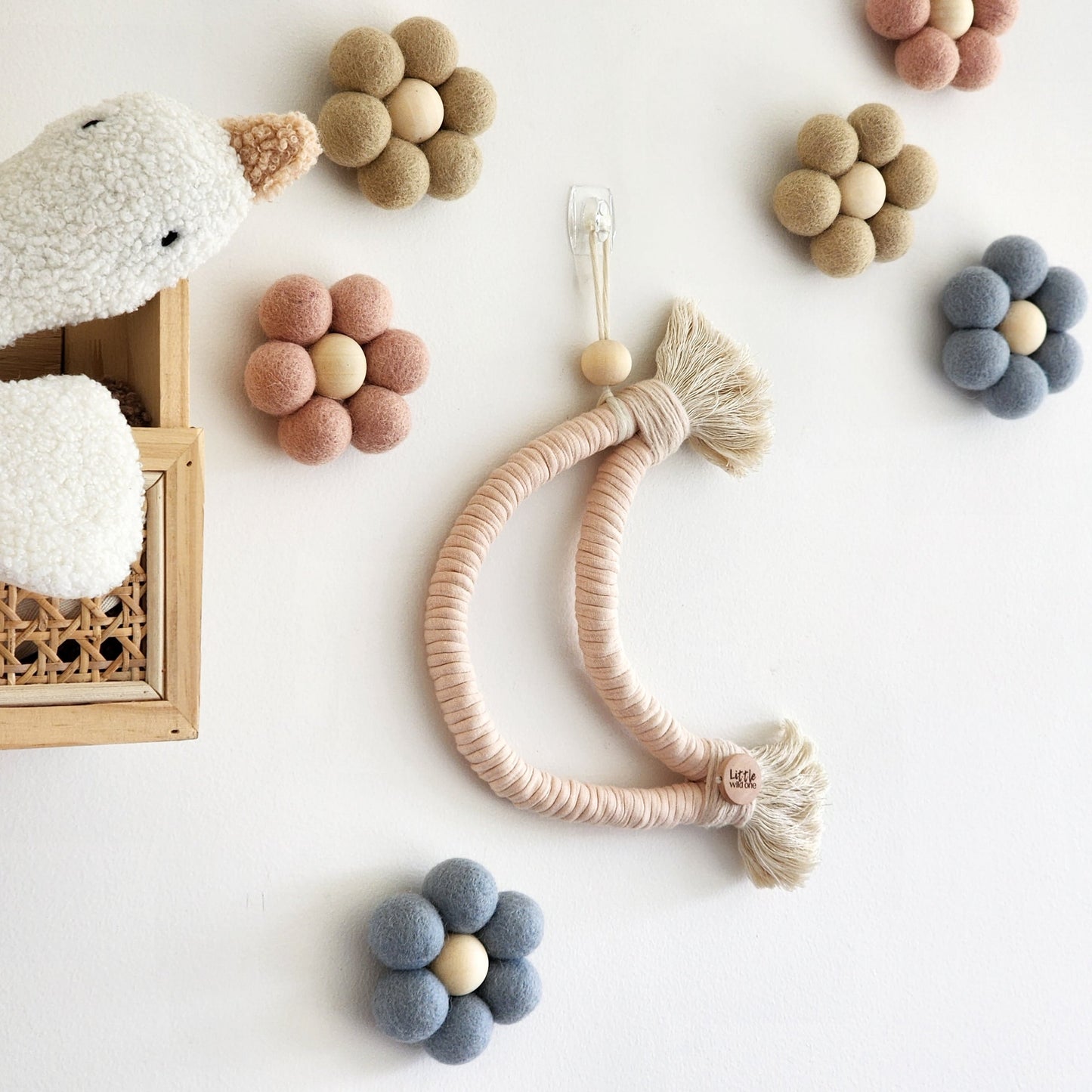 Boho Moon ~ Rope Wall Decor