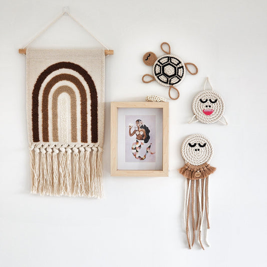 The ‘Under The Sea’ Macrame Animal Set | 3 x MINI