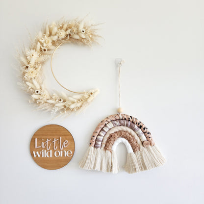 Choc Chip Macrame Rainbow ~ Grand, Mini + Petite
