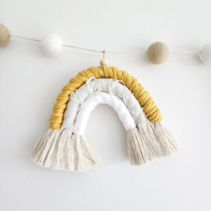 Macrame Animal Nursery Cot Mobile