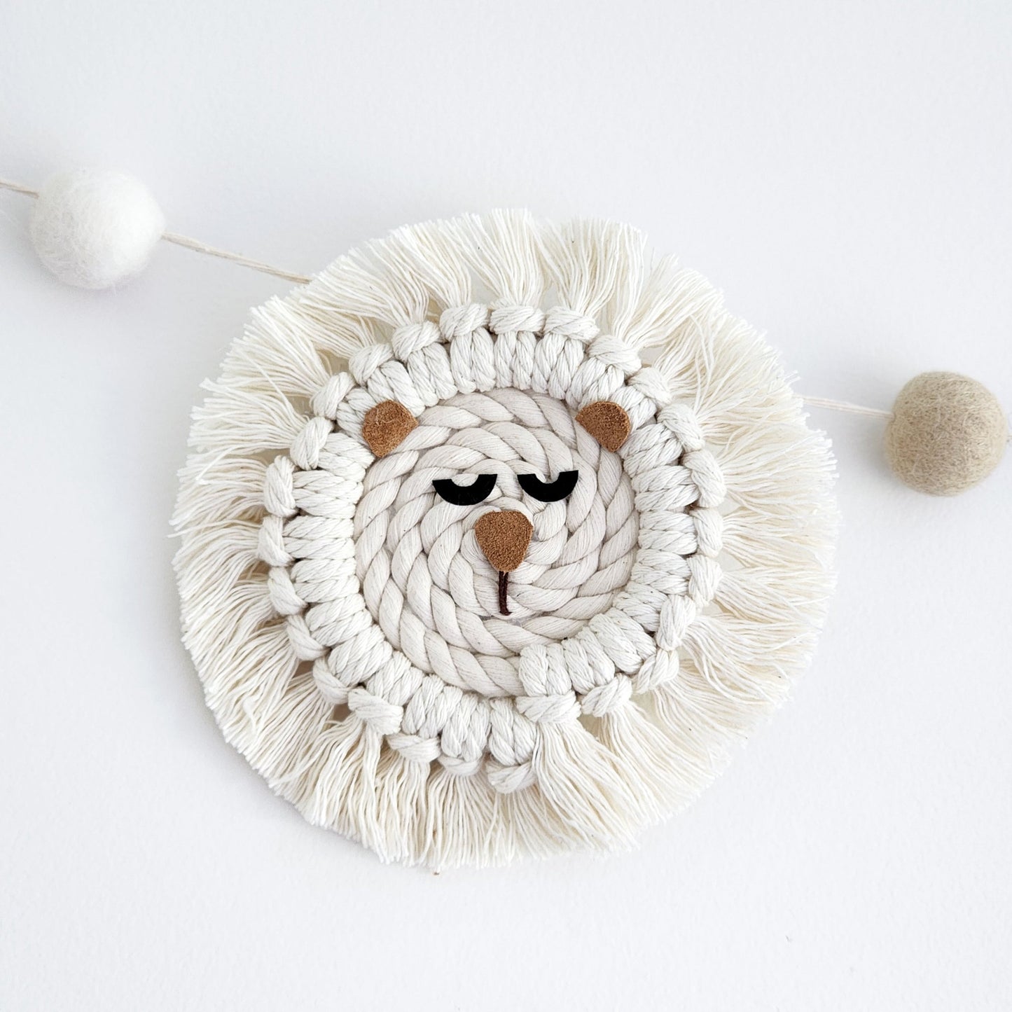 Macrame Animal Nursery Cot Mobile