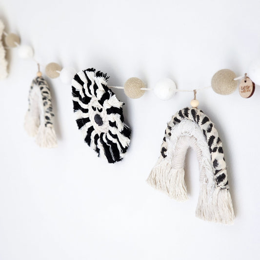 Macrame Animal + Rainbow Bunting