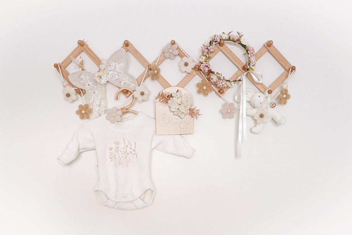 Daisy Chain Bunting ~ Natural + Colour