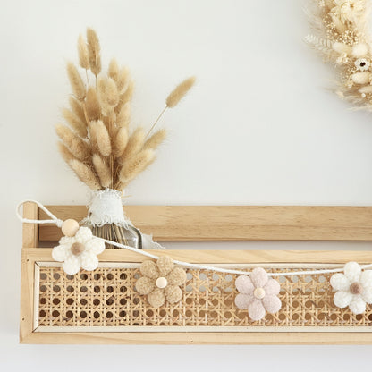 Daisy Chain Bunting ~ Natural + Colour