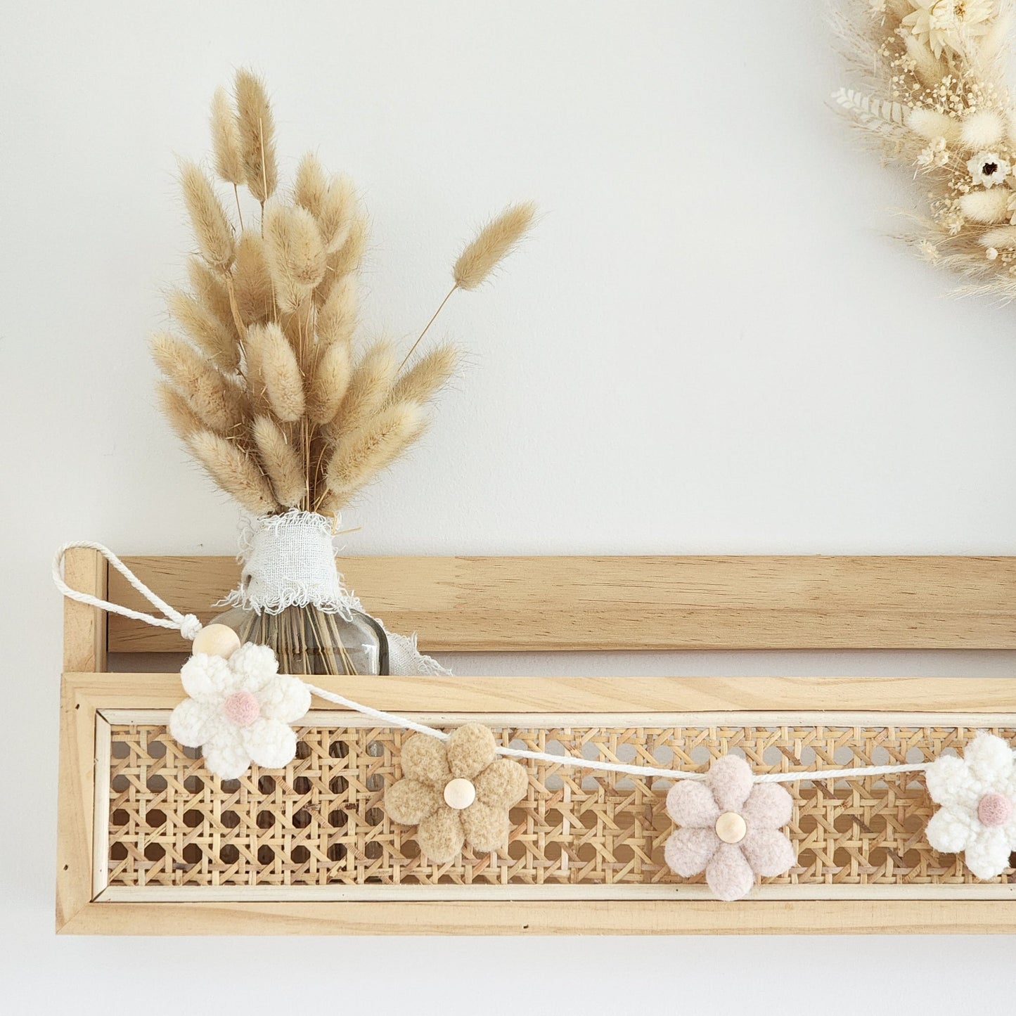 Daisy Chain Bunting ~ Natural + Colour