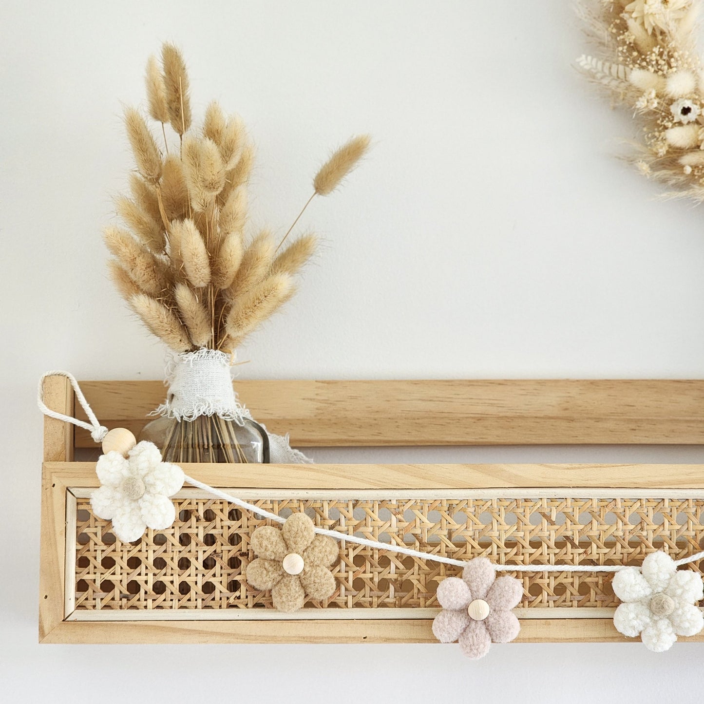 Daisy Chain Bunting ~ Natural + Colour