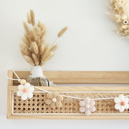 Daisy Chain Bunting ~ Natural + Colour