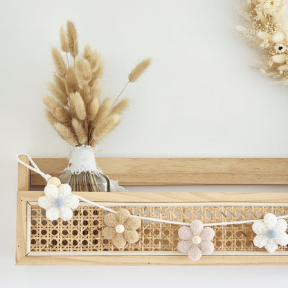 Daisy Chain Bunting ~ Natural + Colour