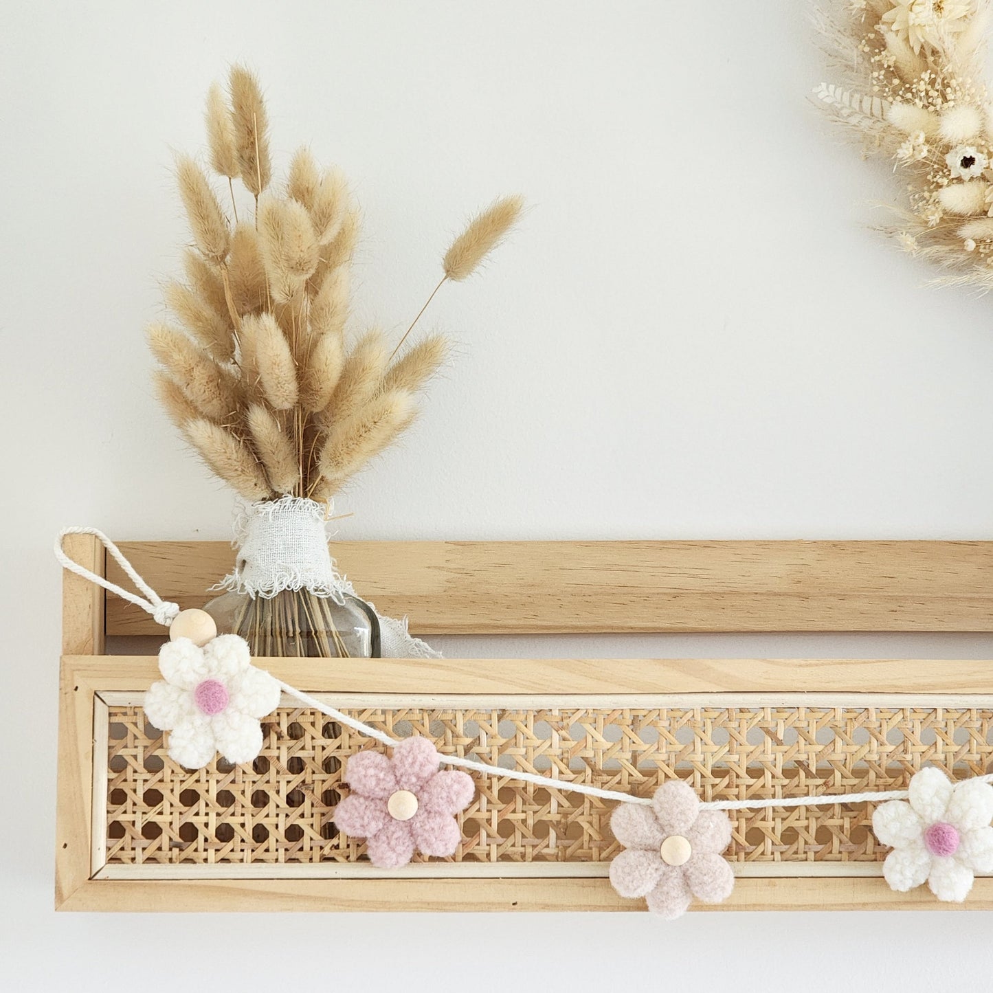 Daisy Chain Bunting ~ Natural + Colour