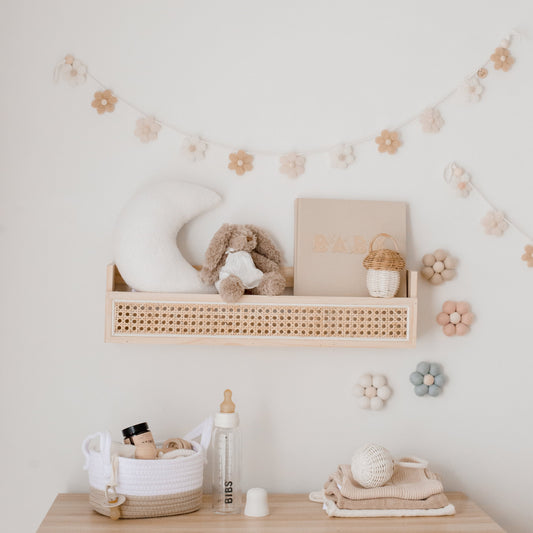 Daisy Chain Bunting ~ Natural + Colour