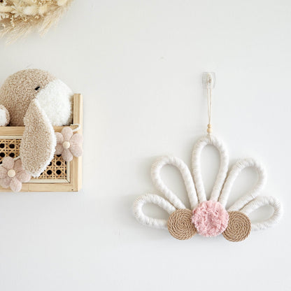 Boho Clam Shell ~ Rope Wall Decor