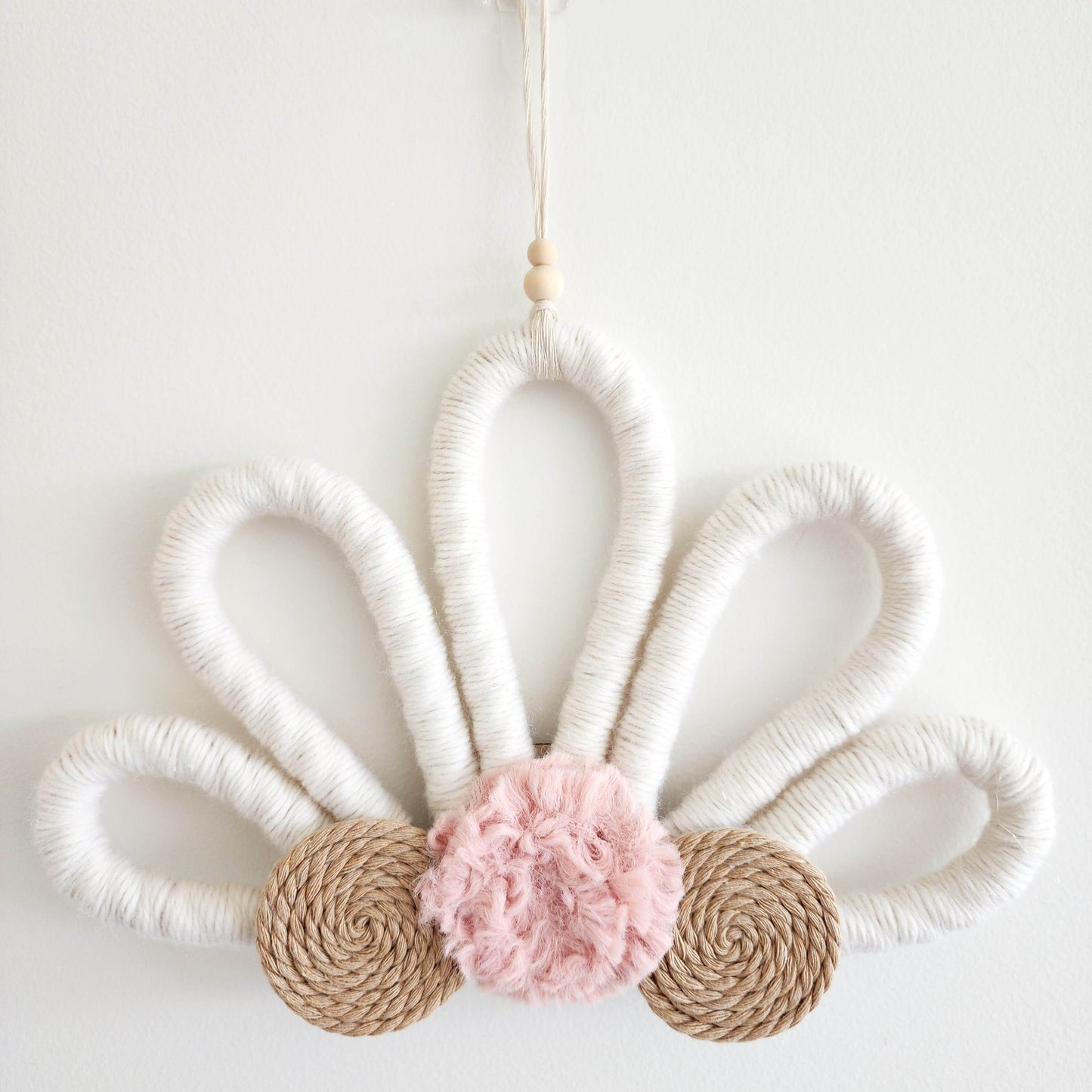 Boho Clam Shell ~ Rope Wall Decor
