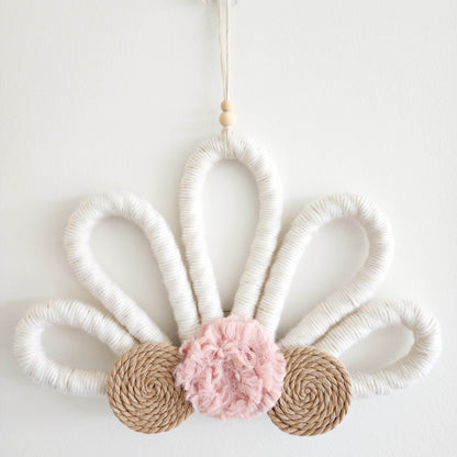 Boho Clam Shell ~ Rope Wall Decor