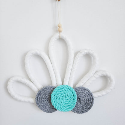Boho Clam Shell ~ Rope Wall Decor
