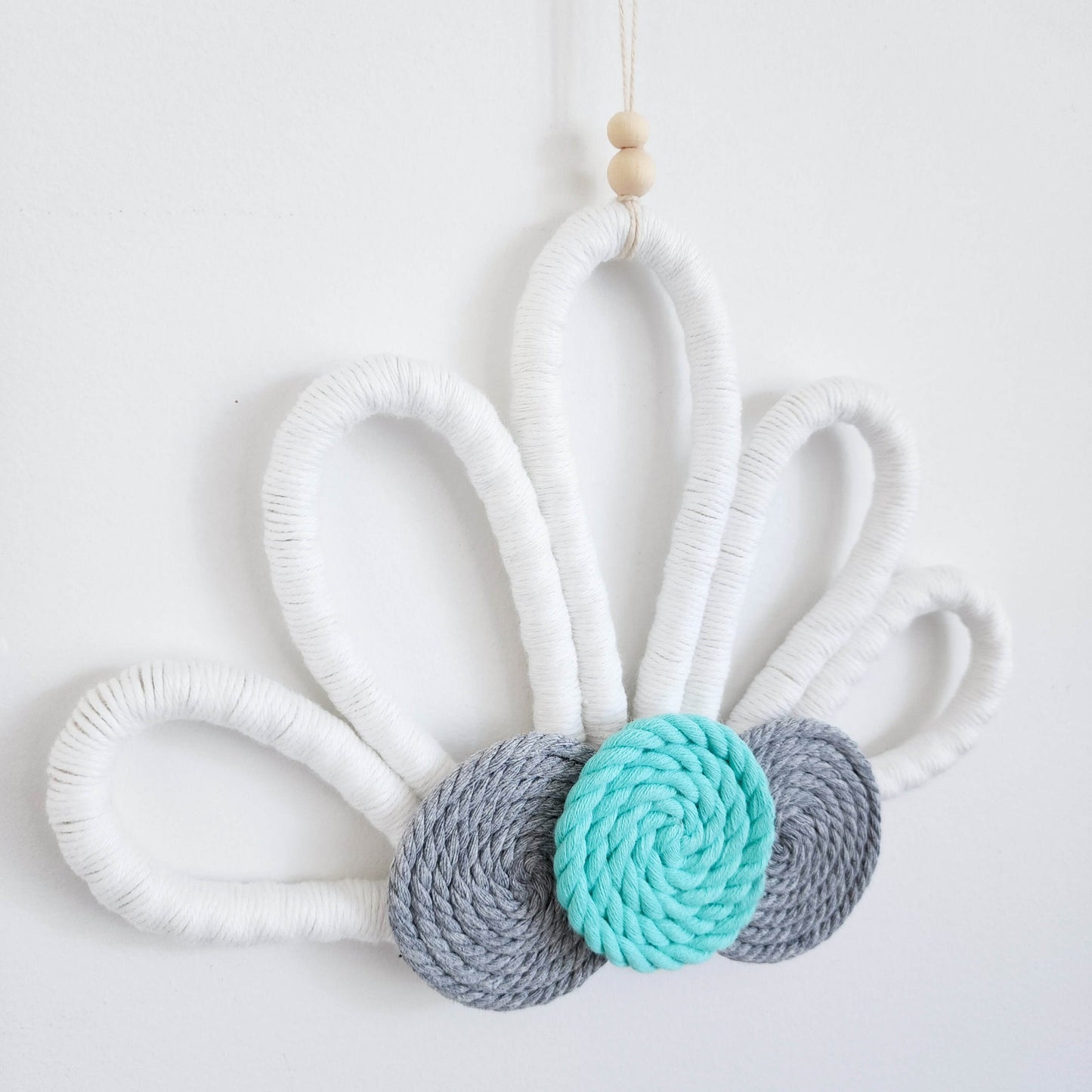 Boho Clam Shell ~ Rope Wall Decor
