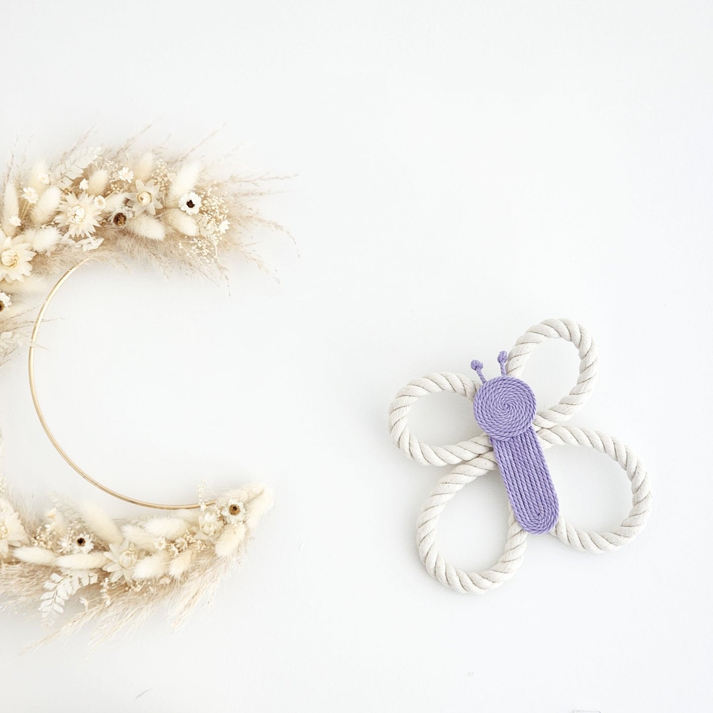 Boho Butterfly ~ Rope Wall Decor